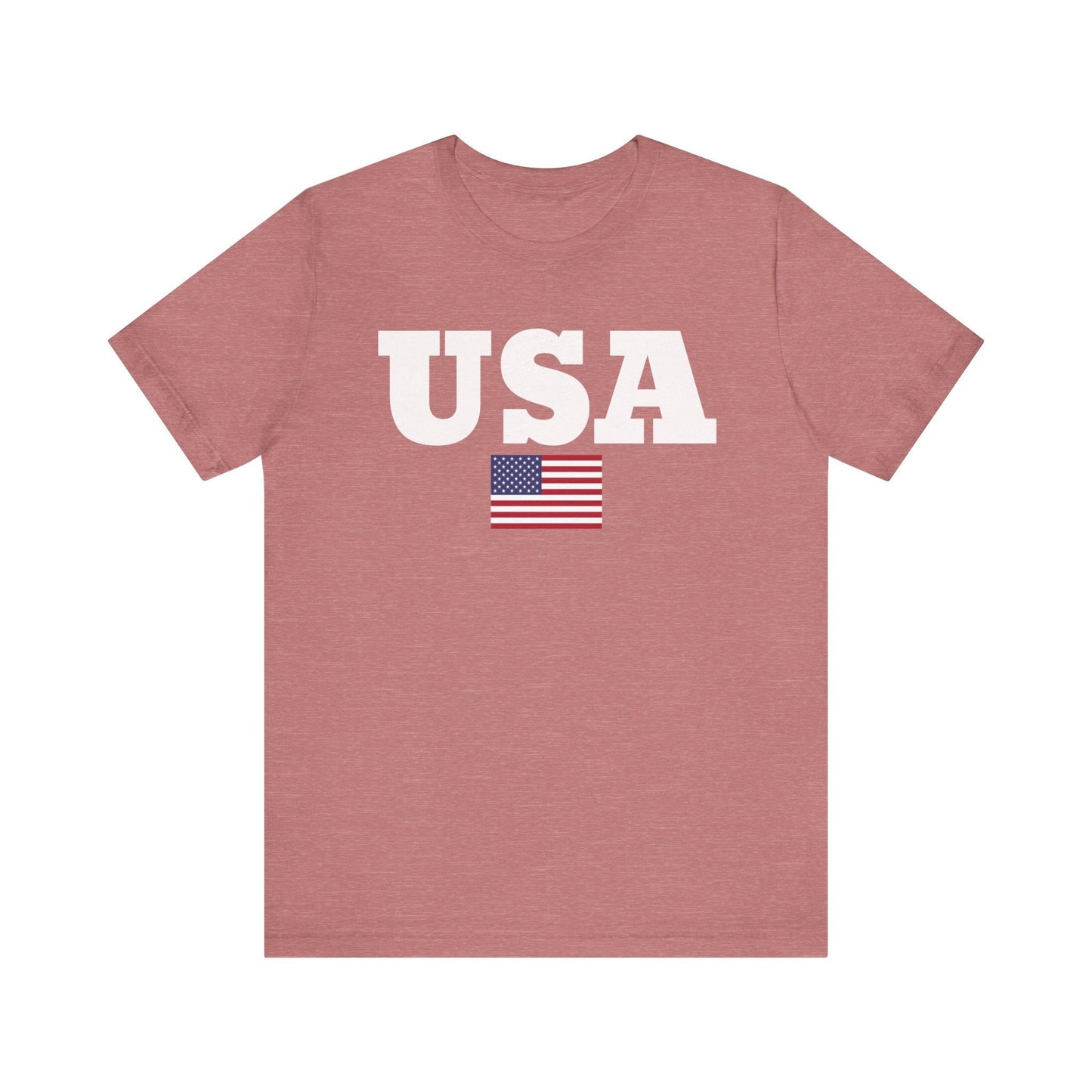 USA Tee - USA unisex T-shirt - Patriotic Shirt - USA Shirt America Merica Patriotic Red White and Blue - Fourth of July - American Flag Tee