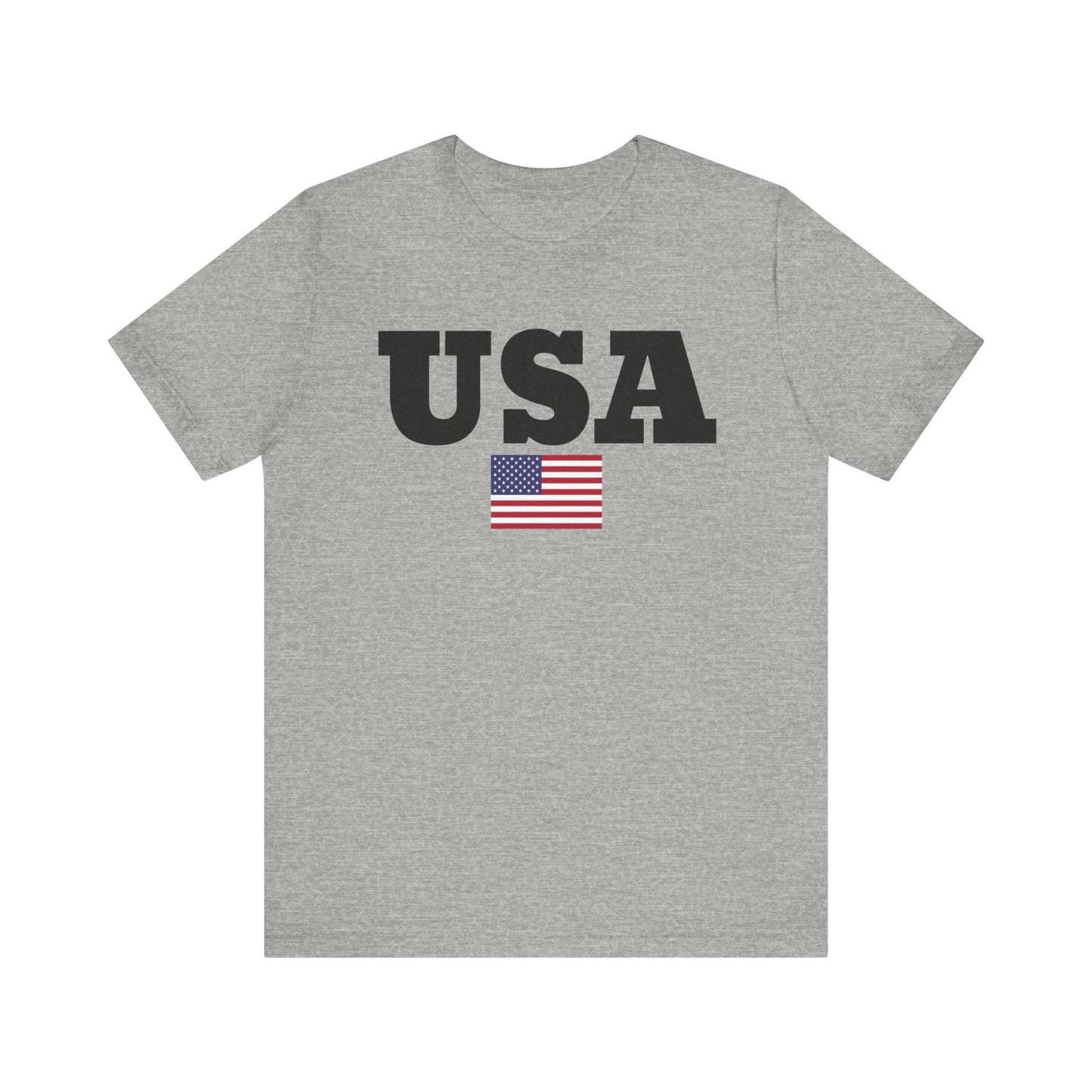 USA Tee - USA unisex T-shirt - Patriotic Shirt - USA Shirt America Merica Patriotic Red White and Blue - Fourth of July - American Flag Tee