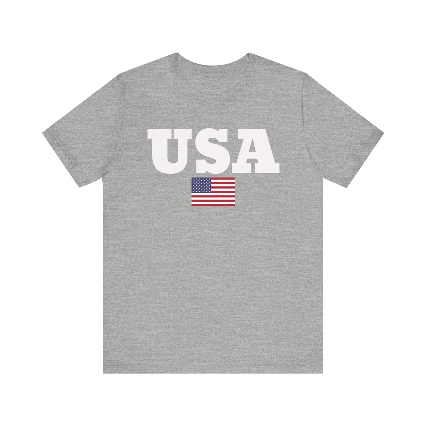 USA Tee - USA unisex T-shirt - Patriotic Shirt - USA Shirt America Merica Patriotic Red White and Blue - Fourth of July - American Flag Tee