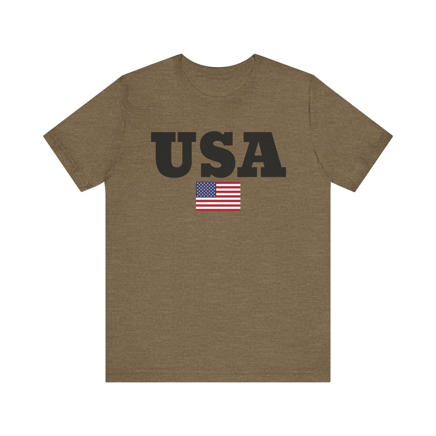 USA Tee - USA unisex T-shirt - Patriotic Shirt - USA Shirt America Merica Patriotic Red White and Blue - Fourth of July - American Flag Tee