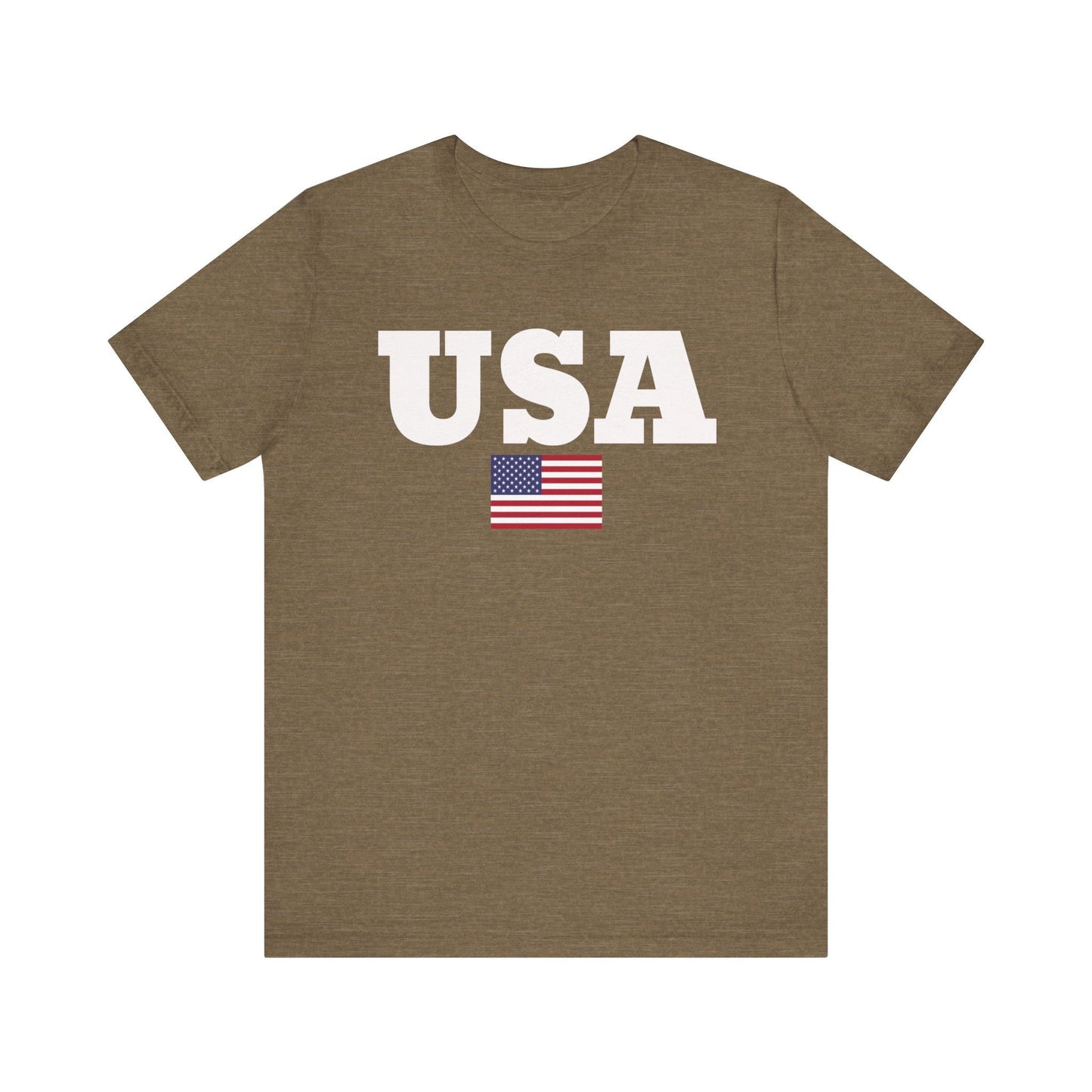 USA Tee - USA unisex T-shirt - Patriotic Shirt - USA Shirt America Merica Patriotic Red White and Blue - Fourth of July - American Flag Tee