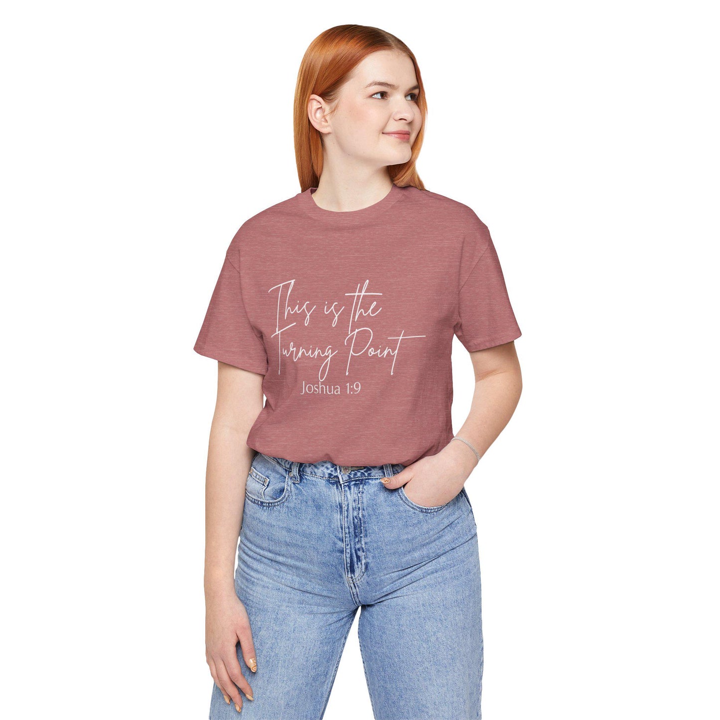 Inspirational Unisex Tee: This is the Turning Point, Motivational Shirt, Faith-Based Clothing, Everyday Casual Wear, Perfect Gift