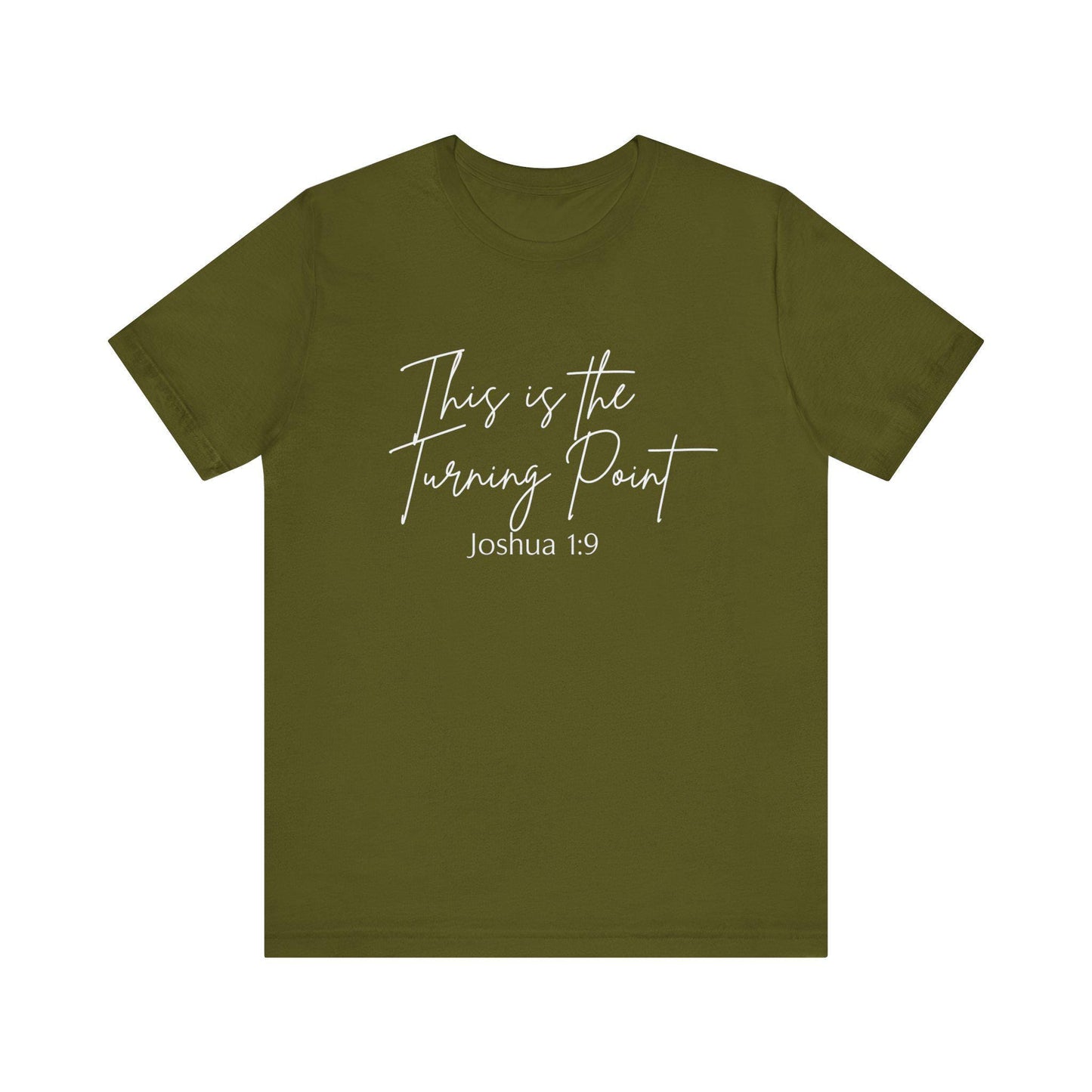 Inspirational Unisex Tee: This is the Turning Point, Motivational Shirt, Faith-Based Clothing, Everyday Casual Wear, Perfect Gift